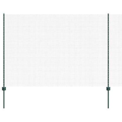 Recinzione con Posto Verde 1,5 x 25 m Acciaio