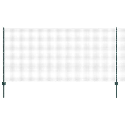 Recinzione con Posto Verde 1,2 x 50 m Acciaio e PVC