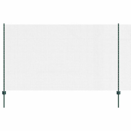 Recinzione con Posto Verde 1,4 x 50 m Acciaio e PVC