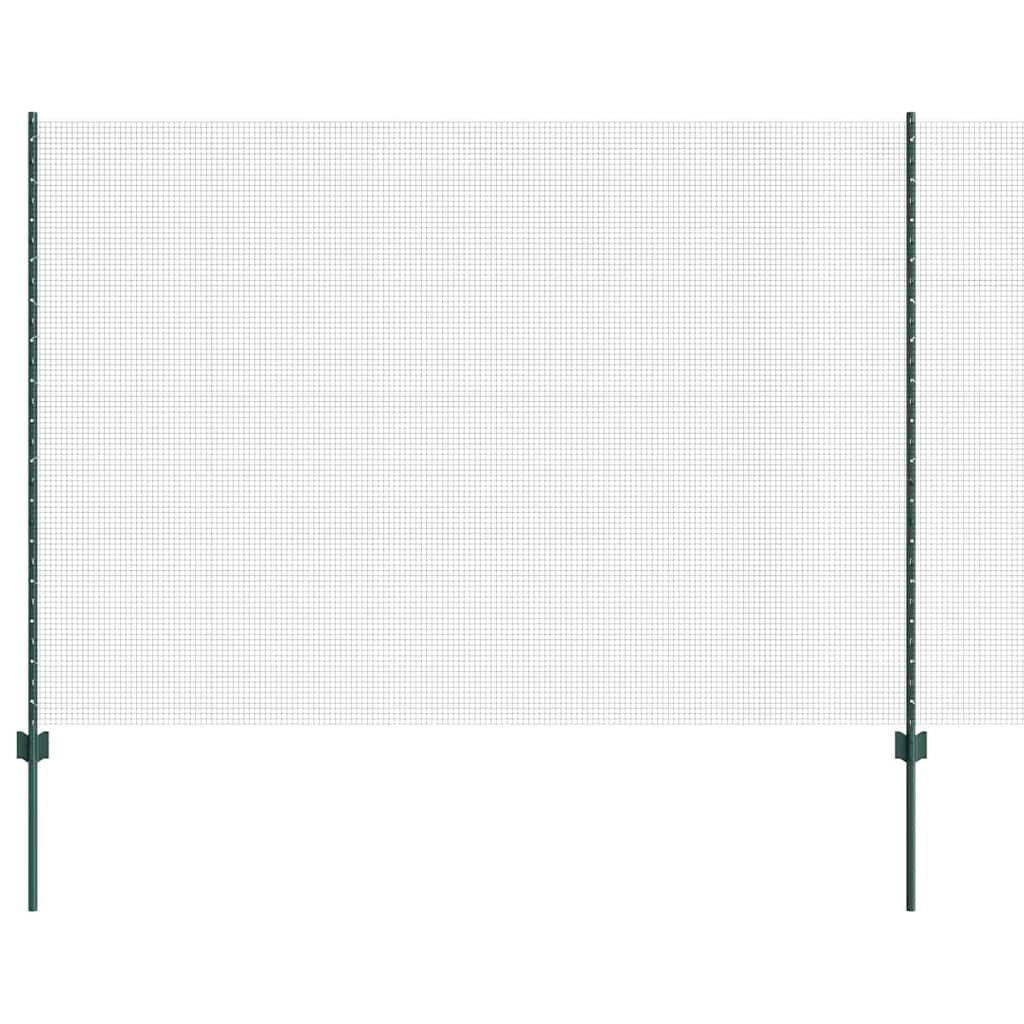 Recinzione con Posto Verde 1,5 x 50 m Acciaio e PVC
