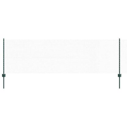 Recinzione con Posto Verde 0,8 x 10 m Acciaio e PVC