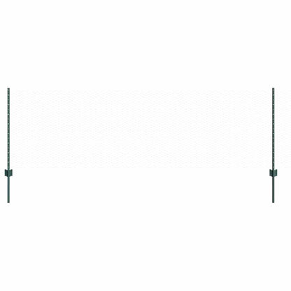 Recinzione con Posto Verde 0,8 x 10 m Acciaio e PVC