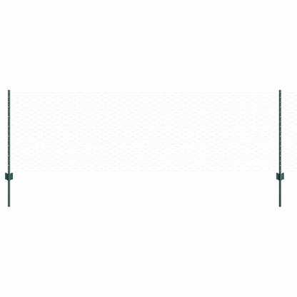 Recinzione con Posto Verde 0,8 x 10 m Acciaio e PVC