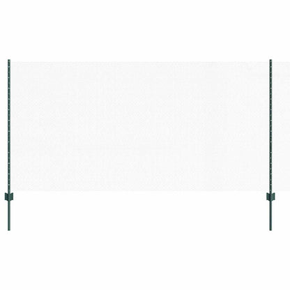 Recinzione con Posto Verde 1,2 x 10 m Acciaio e PVC