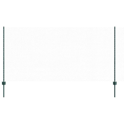Recinzione con Posto Verde 1,2 x 50 m Acciaio e PVC