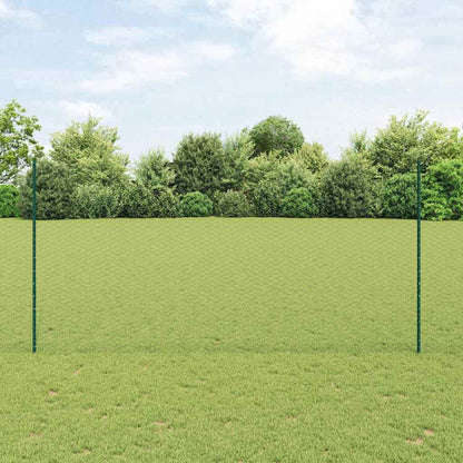 Recinzione con Posto Verde 1,5 x 50 m Acciaio e PVC