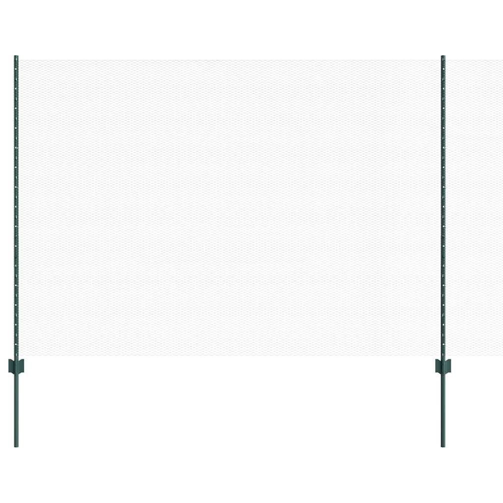 Recinzione con Posto Verde 1,6 x 50 m Acciaio e PVC