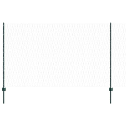 Recinzione con Posto Verde 1,4 x 100 m Acciaio e PVC