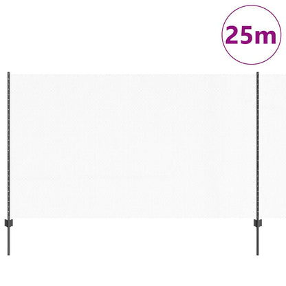 Recinzione con Posto Grigio 1,4 x 25 m Acciaio
