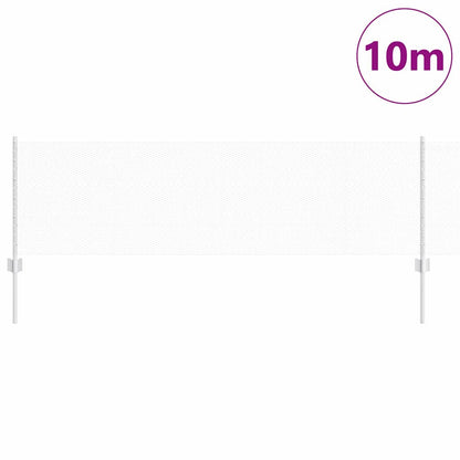 Recinzione con Posto Argento 0,6 x 10 m Acciaio