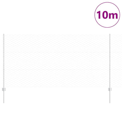Recinzione con Posto Argento 1,2 x 10 m Acciaio