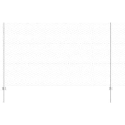 Recinzione con Posto Argento 1,4 x 10 m Acciaio