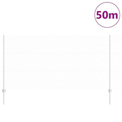 Recinzione con Posto Argento 1,2 x 50 m Acciaio