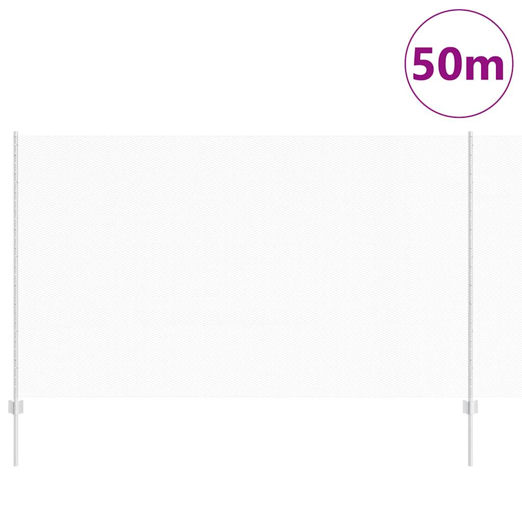 Recinzione con Posto Argento 1,4 x 50 m Acciaio