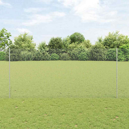 Recinzione con Posto Argento 1,4 x 50 m Acciaio