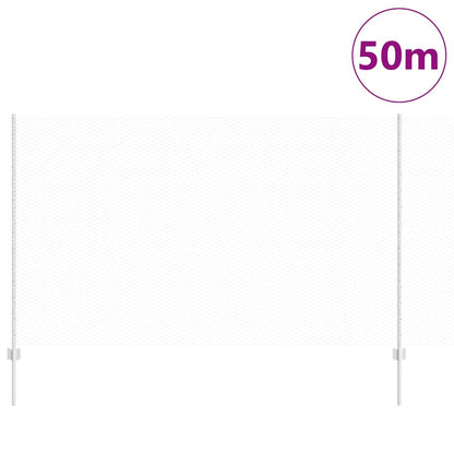 Recinzione con Posto Argento 1,4 x 50 m Acciaio