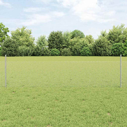 Recinzione con Posto Argento 0,5 x 100 m Acciaio