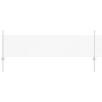 Recinzione con Posto Argento 0,5 x 100 m Acciaio