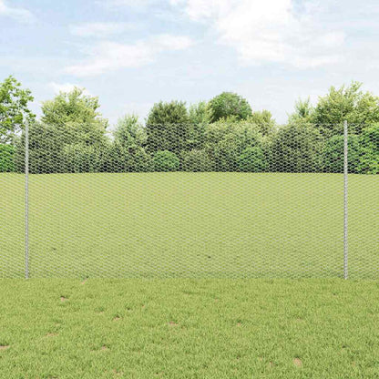 Recinzione con Posto Argento 1,2 x 100 m Acciaio