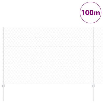 Recinzione con Posto Argento 1,5 x 100 m Acciaio