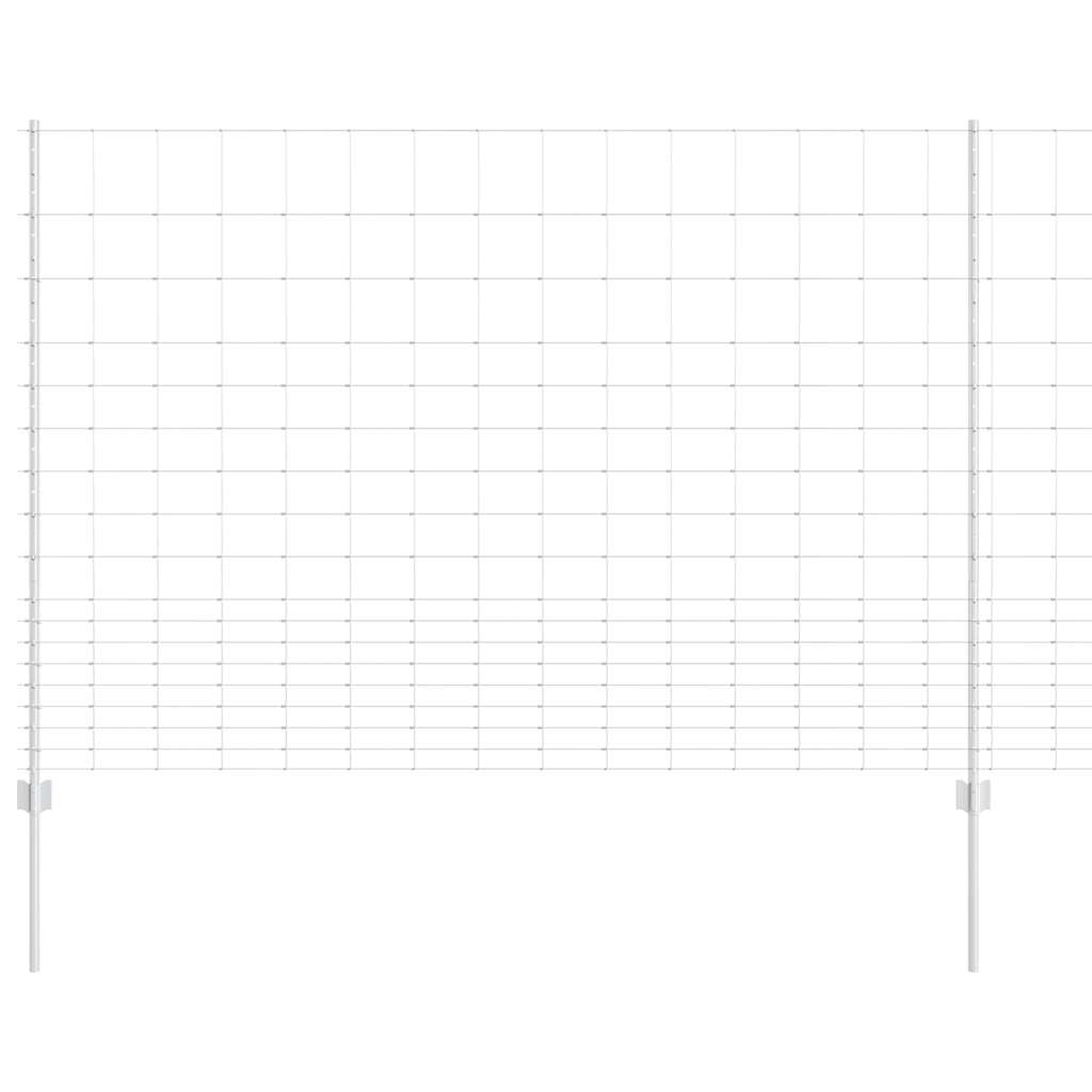 Recinzione con Posto Argento 1,5 x 25 m Acciaio