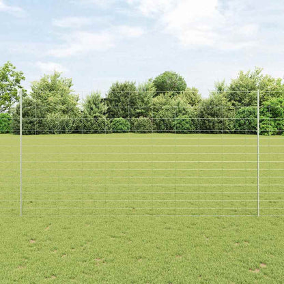 Recinzione con Posto Argento 1,6 x 25 m Acciaio