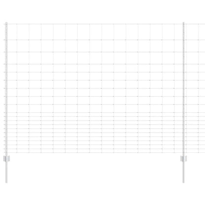 Recinzione con Posto Argento 1,6 x 25 m Acciaio