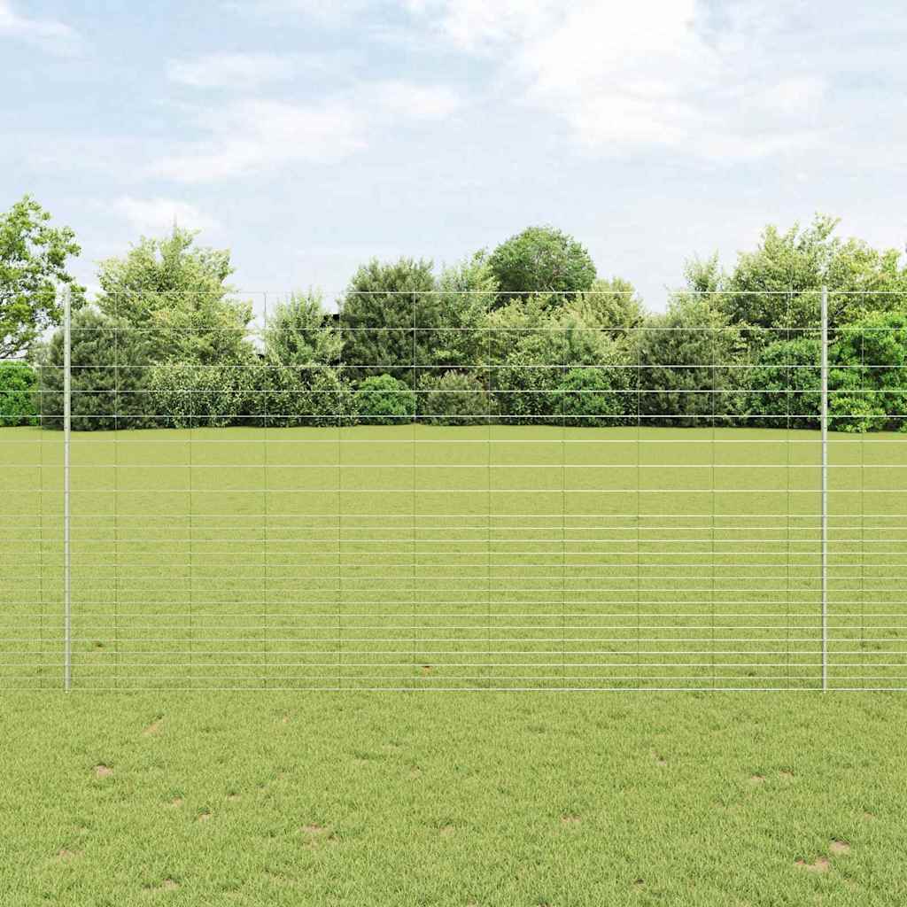 Recinzione con Posto Argento 1,6 x 25 m Acciaio