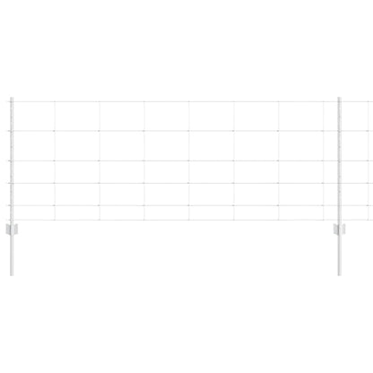 Recinzione con Posto Argento 0,8 x 50 m Acciaio