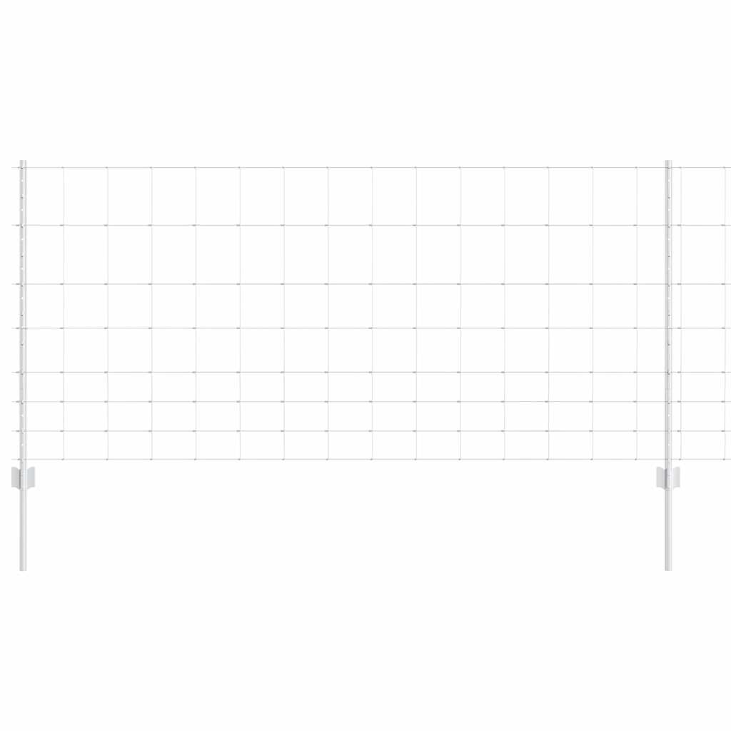 Recinzione con Posto Argento 1 x 50 m Acciaio
