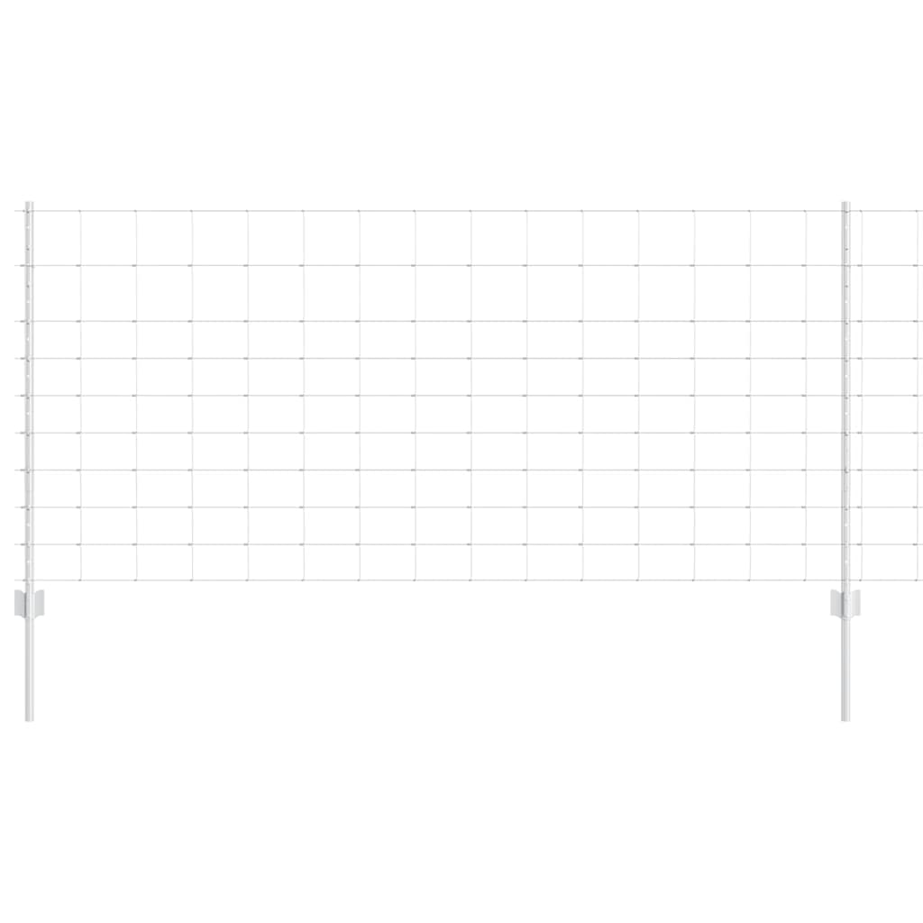 Recinzione con Posto Argento 1 x 50 m Acciaio