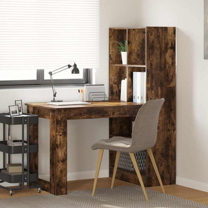 Scrivania Rovere fumÃ© 122 x 67 x 145 cm Legno multistrato