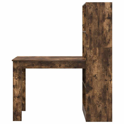 Scrivania Rovere fumÃ© 122 x 67 x 145 cm Legno multistrato