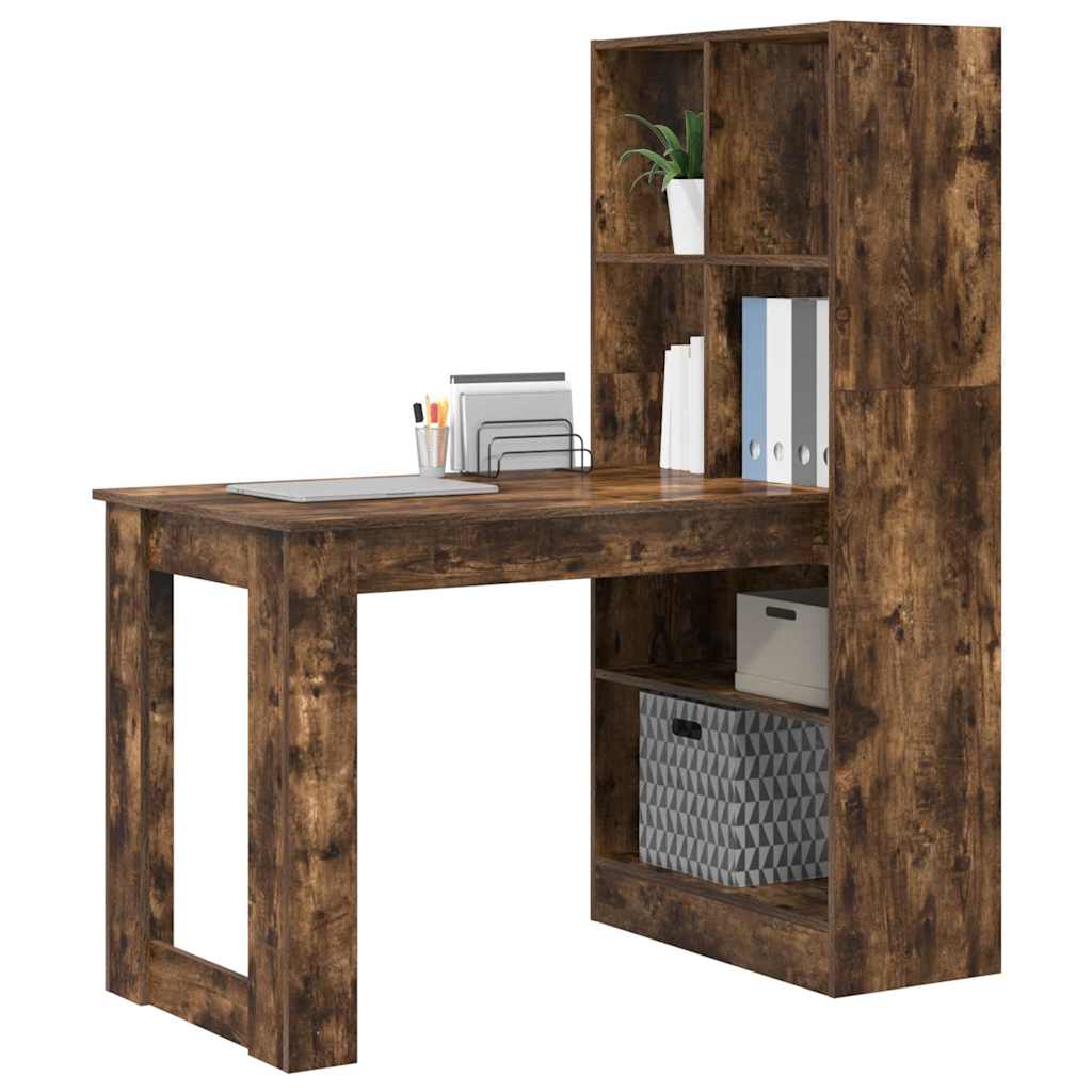 Scrivania Rovere fumÃ© 122 x 67 x 145 cm Legno multistrato