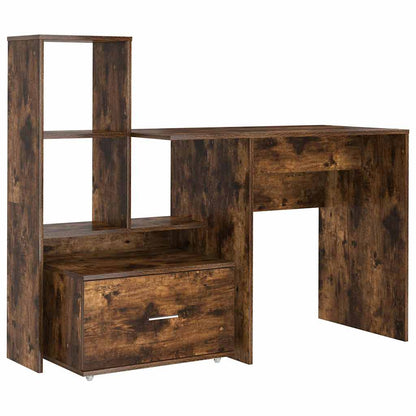 Scrivania Rovere fumÃ© 131,5 x 50 x 106,5 cm Legno multistrato
