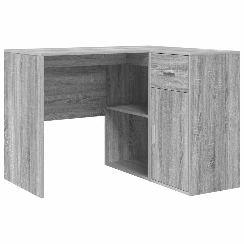 Scrivania ad angolo con cassetto Grigio Sonoma 102 x 88 x 75 cm