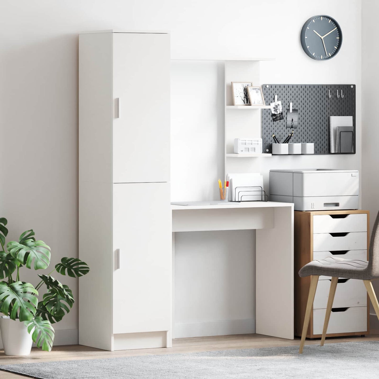 Scrivania 2 pcs Bianco