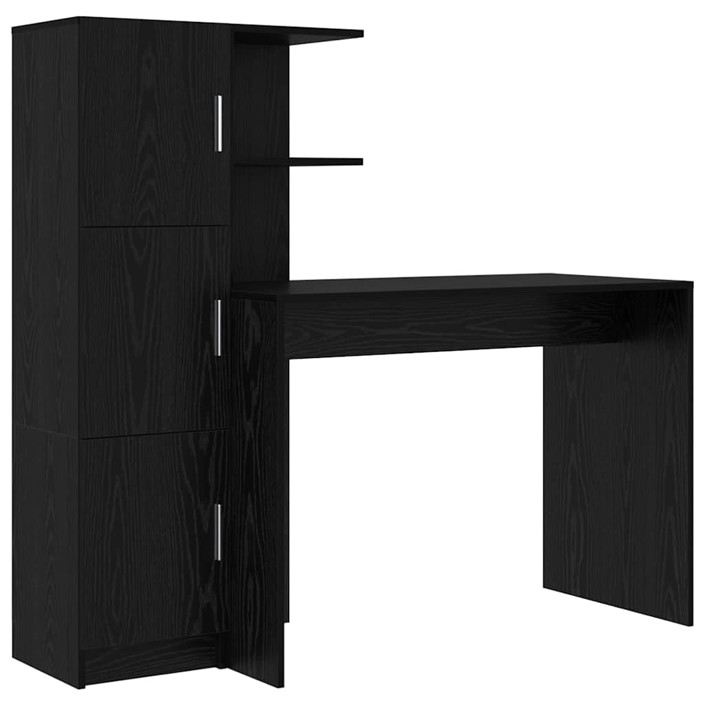 Scrivania 2 pcs Rovere Nero