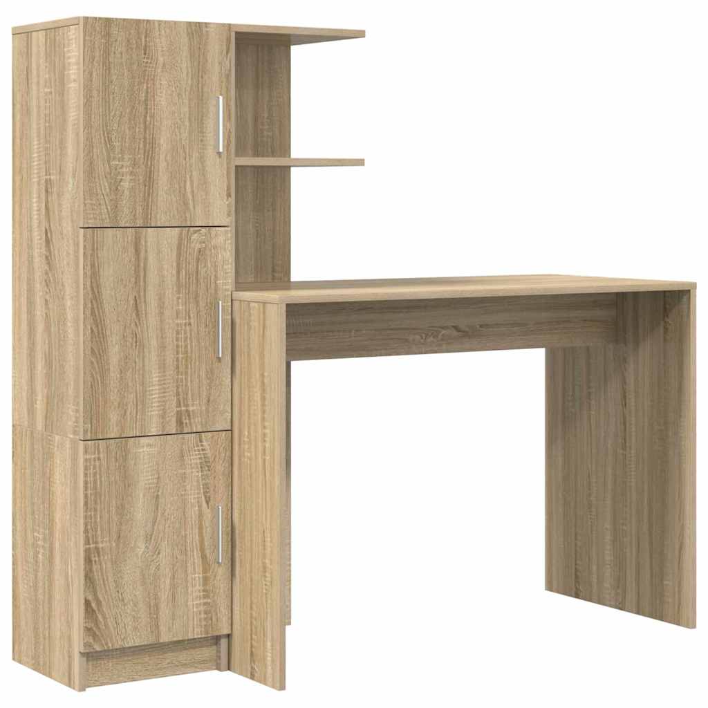 Scrivania 2 pcs Rovere Sonoma