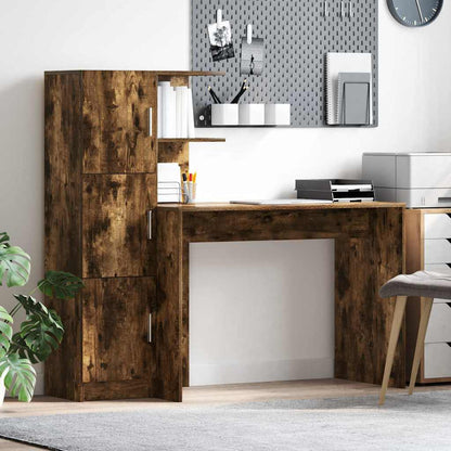 Scrivania 2 pcs Rovere fumÃ©