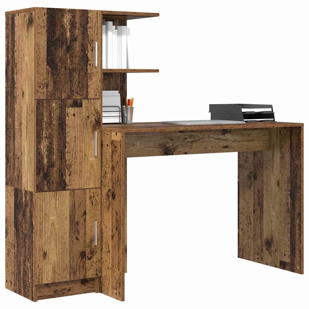 Scrivania 2 pcs Legno vecchio