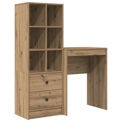 Scrivania con cassetto 2 pcs Rovere artigianale