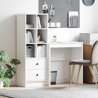 Scrivania con cassetto 2 pcs Bianco