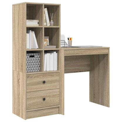 Scrivania con cassetto 2 pcs Rovere Sonoma