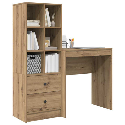 Scrivania con cassetto 2 pcs Rovere artigianale
