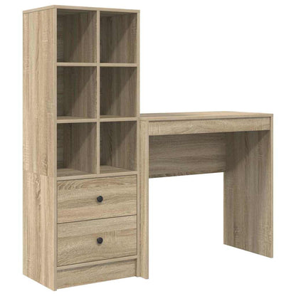 Scrivania con cassetto 2 pcs Rovere Sonoma