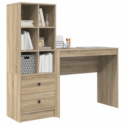 Scrivania con cassetto 2 pcs Rovere Sonoma