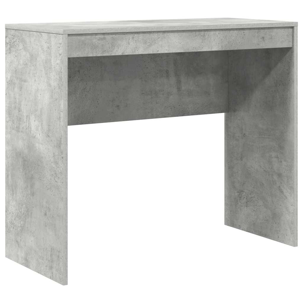 Scrivania con cassetto 2 pcs Grigio cemento