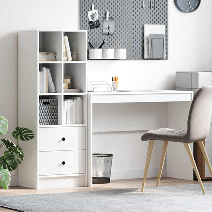 Scrivania con cassetto 2 pcs Bianco