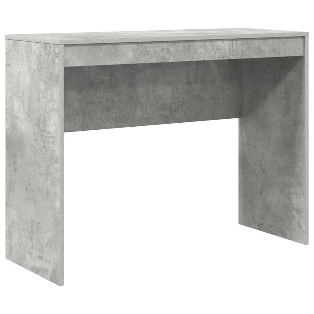 Scrivania con cassetto 2 pcs Grigio cemento